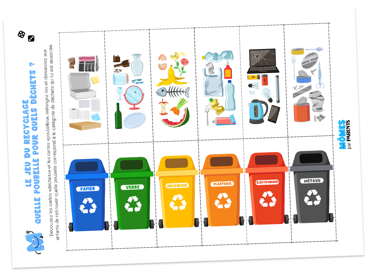 Jeu Du Tri Des Déchets à Recycler | MOMES.net