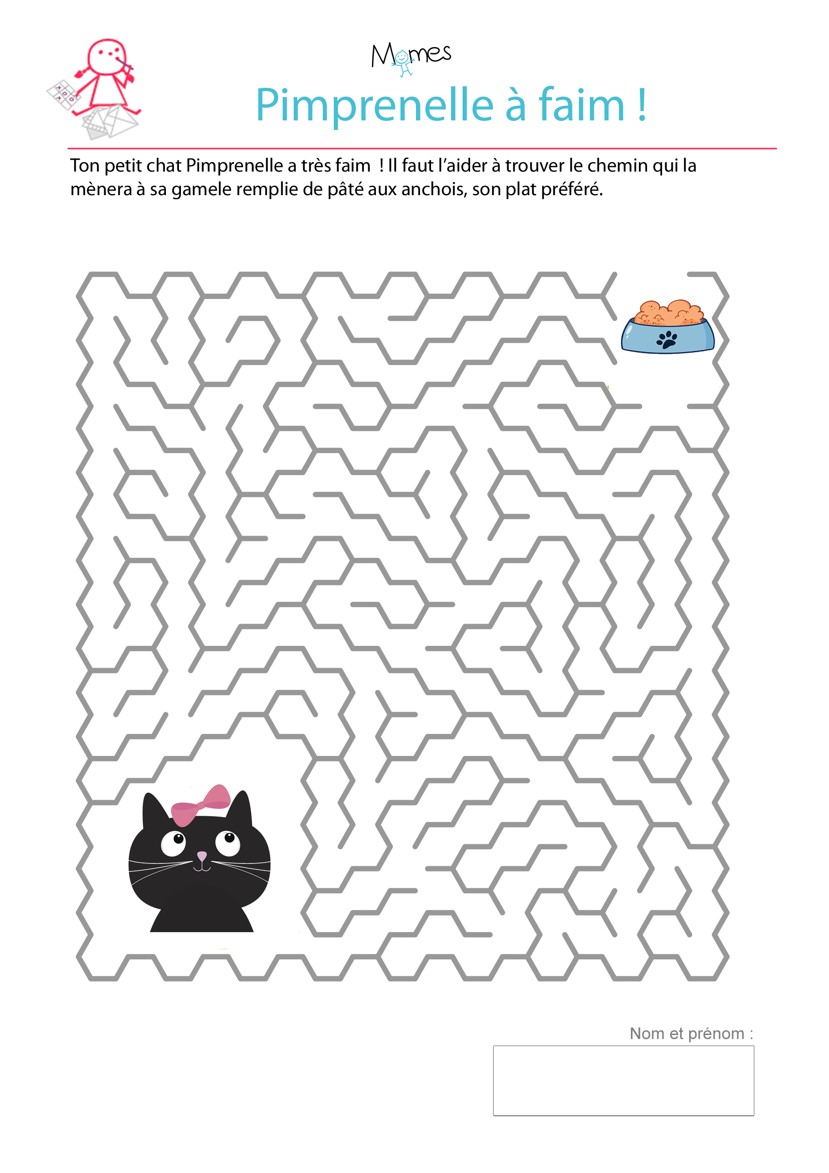 Le Labyrinthe De Pimprenelle Le Chat Momes Net