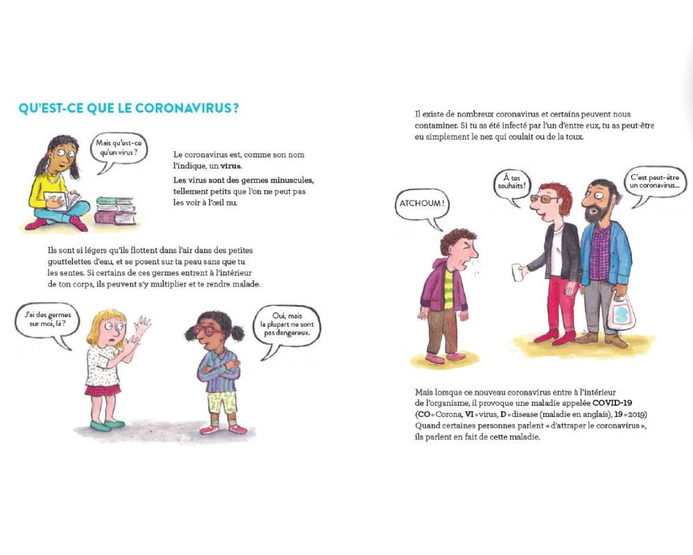 Le livre numérique "Le Coronavirus expliqué aux
      enfants"