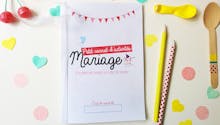 Le cahier d'activités pour enfant à un mariage