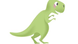 Le petit dinosaure vert qui avait mangé trop de bonbons rouges