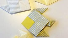 Tuto facile origami : faire un poisson en papier