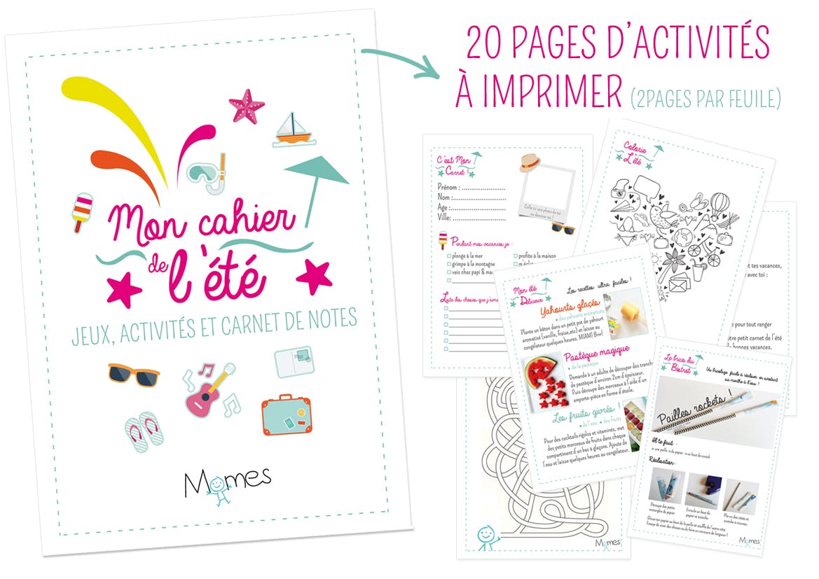 Cahier De Vacances Ce2 à Imprimer Cahier de vacances à imprimer | MOMES