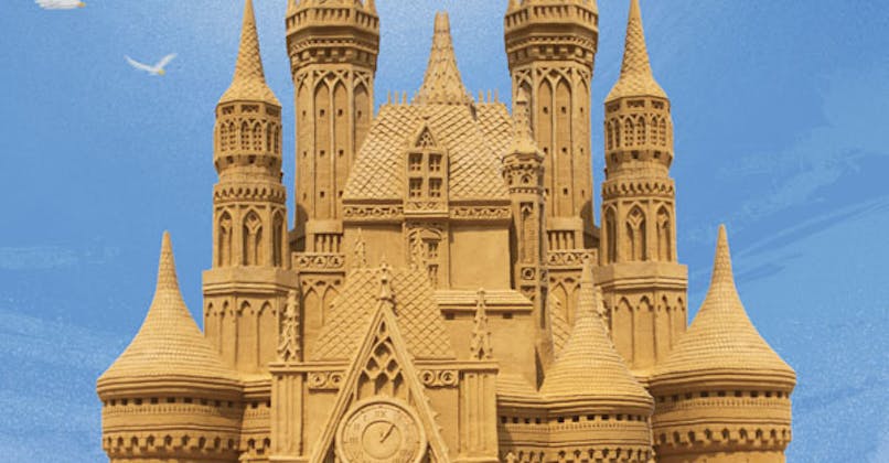 châteaux de sable plage ostende sand city belgique