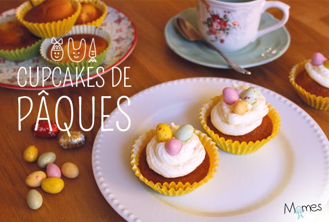 Recette Les cupcakes-surprises de Pâques