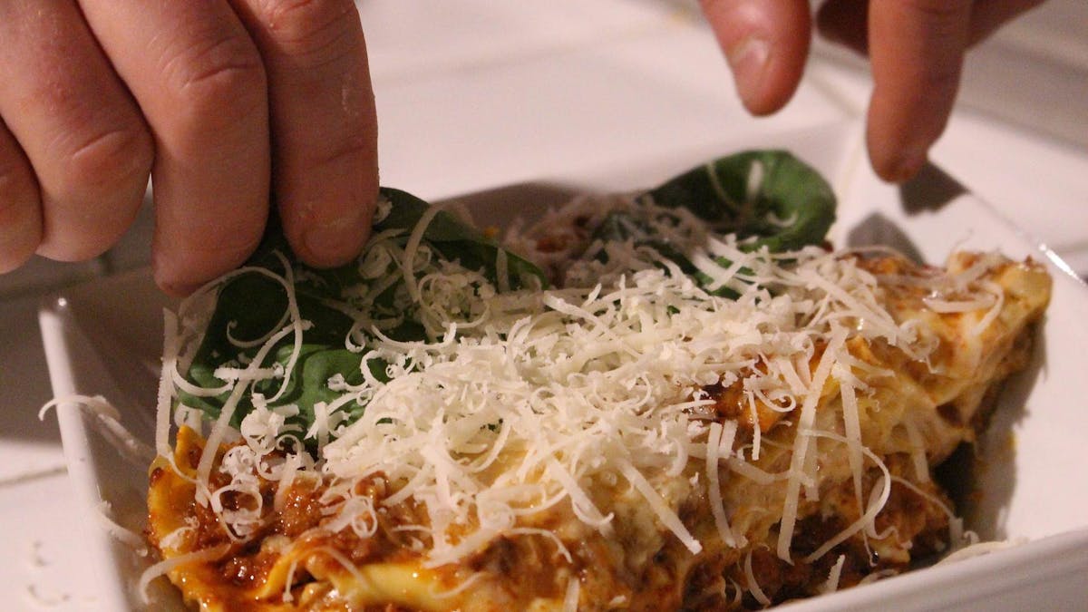 Les lasagnes de Garfield Les lasagnes de Garfield