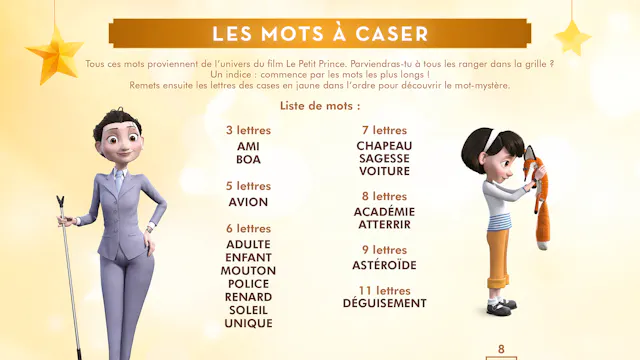 Mots à Caser à Imprimer Gratuit