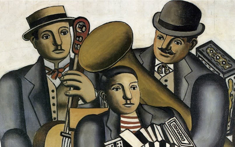 Les trois musiciens de Fernand Leger Les trois musiciens de Fernand Leger
