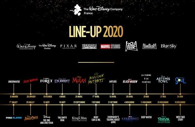 Sortie des disney