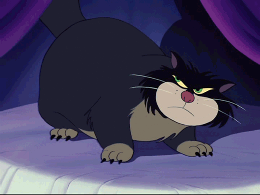 Le méchant chat Lucifer dans le Disney Cendrillon