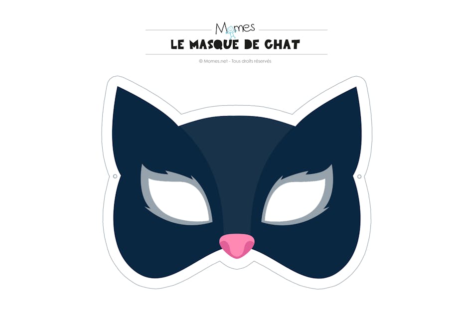 Masque De Chat Momes Net Masque De Chat Momes Net