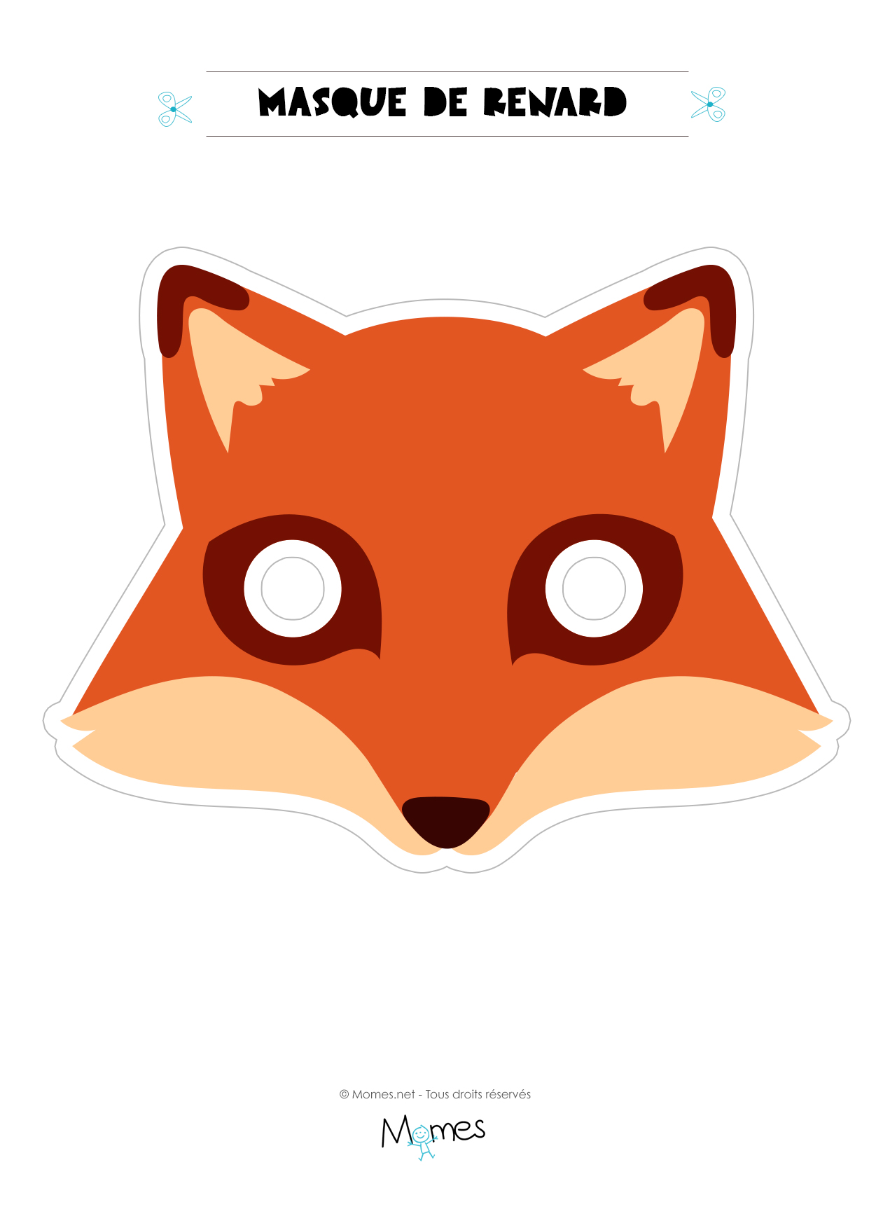 Masque Renard Momes Net