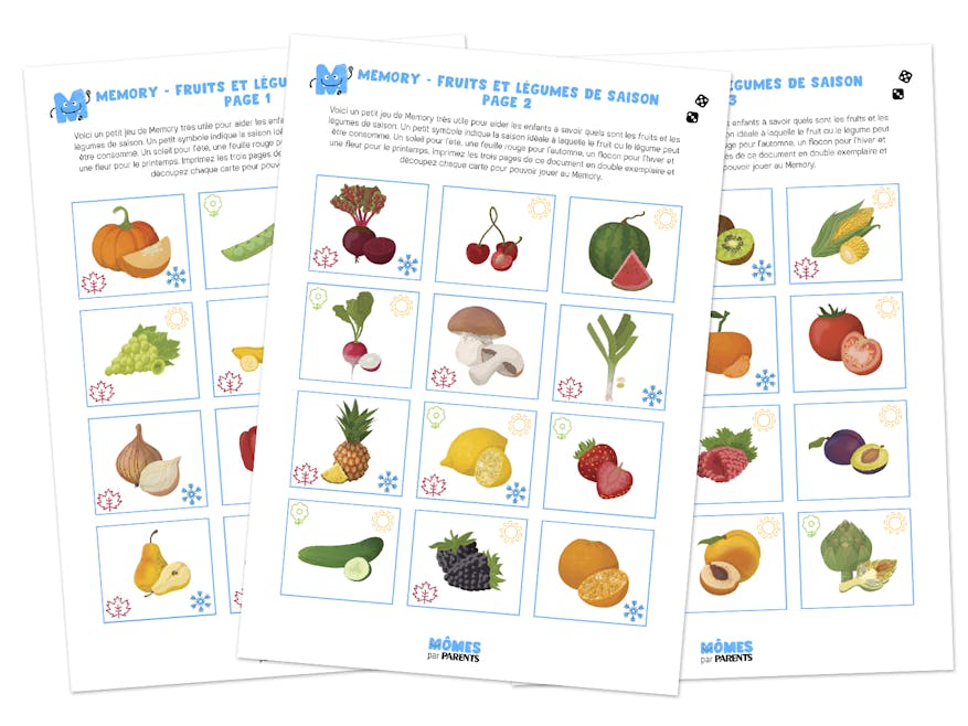 Memory A Imprimer Les 4 Saisons Des Fruits Et Legumes Momes Net Memory A Imprimer Les 4 Saisons Des Fruits Et Legumes Momes Net
