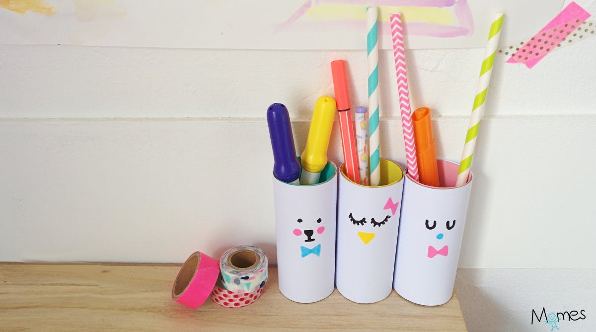 Pots à crayons Harry Potter avec rouleaux de papier - Bricolage enfant