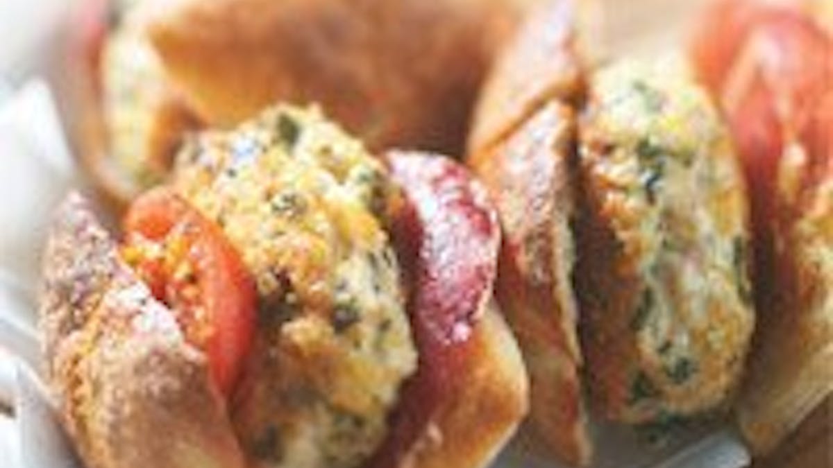 Mini-burgers poulet et bacon Mini-burgers poulet et bacon