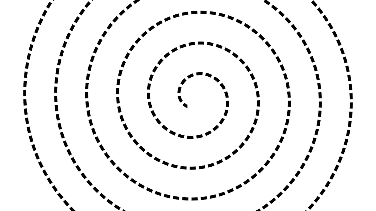 Modele De Spirale En Pointilles Momes Net Modele De Spirale En Pointilles Momes Net