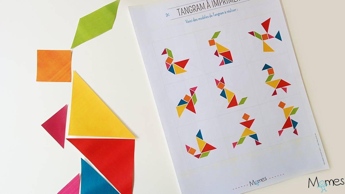 modele de tangram