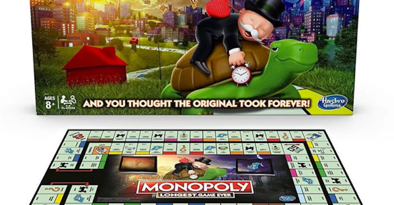 monopoly version longue double plateau longest game ever
      hasbro