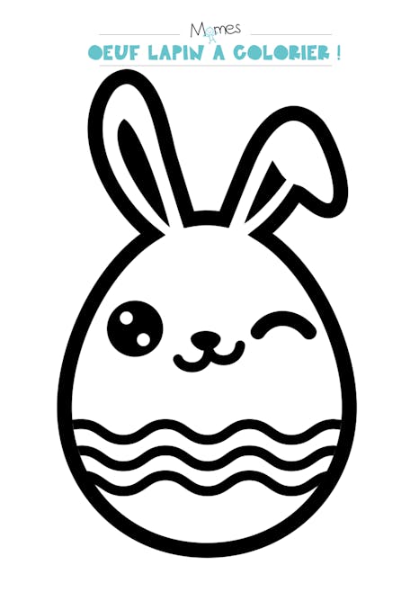 Oeuf Lapin De Paques Momes Net