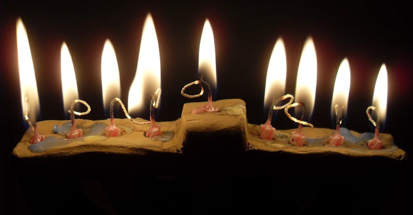 Hanouccah bougies
