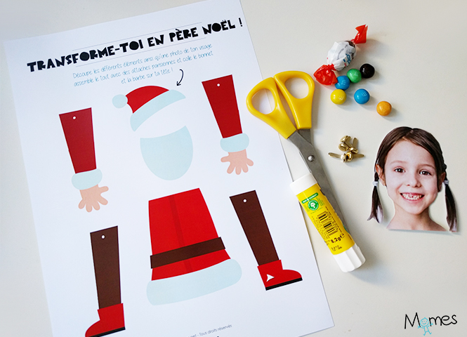 Pantin Articulé à Imprimer Attache Parisienne Le pantin père Noël : Comment le personnaliser ? | MOMES