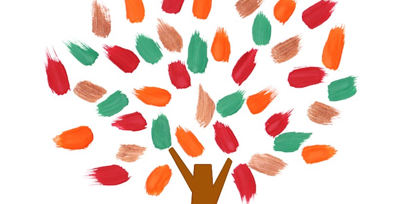 peinture au doigt automne maternelle