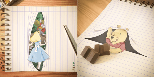 Disney Il Dessine Et Joue Avec Les Lignes Des Cahiers Pour Creer Des Personnages De Dessins Animes Momes Net Disney Il Dessine Et Joue Avec Les Lignes Des Cahiers Pour Creer Des Personnages De Dessins Animes Momes Net