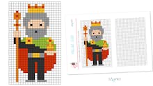 Pixel art : le Roi