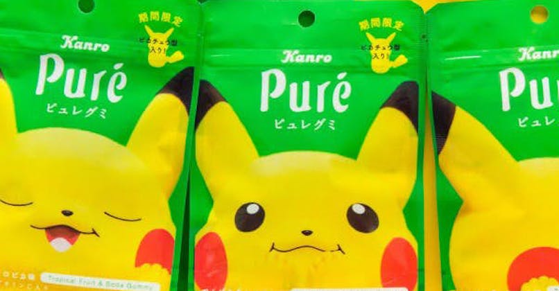 bonbons Pikachu goût électrique Pokémon