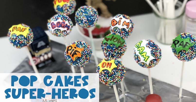 Pop Cakes de Super-Héros