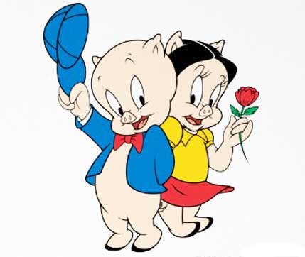Porky Pig et Pétunia (Les Looney Tunes)