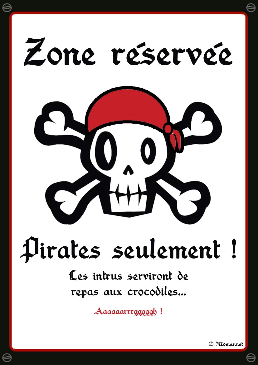 Poster Pirates Seulement A Imprimer Momes Net