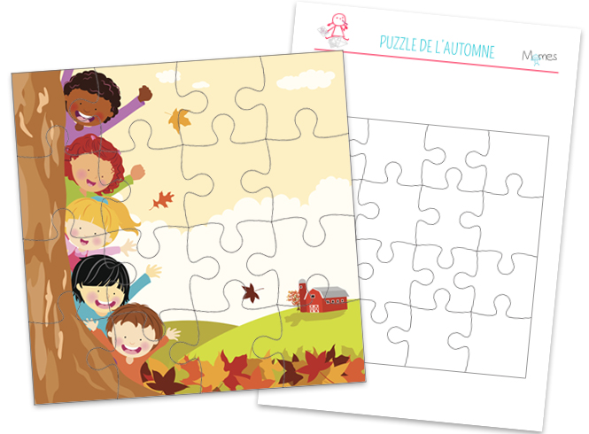 Puzzle de l'automne à imprimer | MOMES