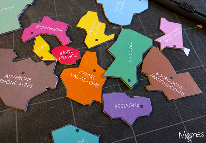 Carte Des Regions De France A Imprimer En Puzzle Momes Net