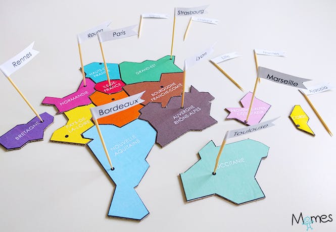 Carte Des Regions De France A Imprimer En Puzzle Momes Net Carte Des Regions De France A Imprimer En Puzzle Momes Net