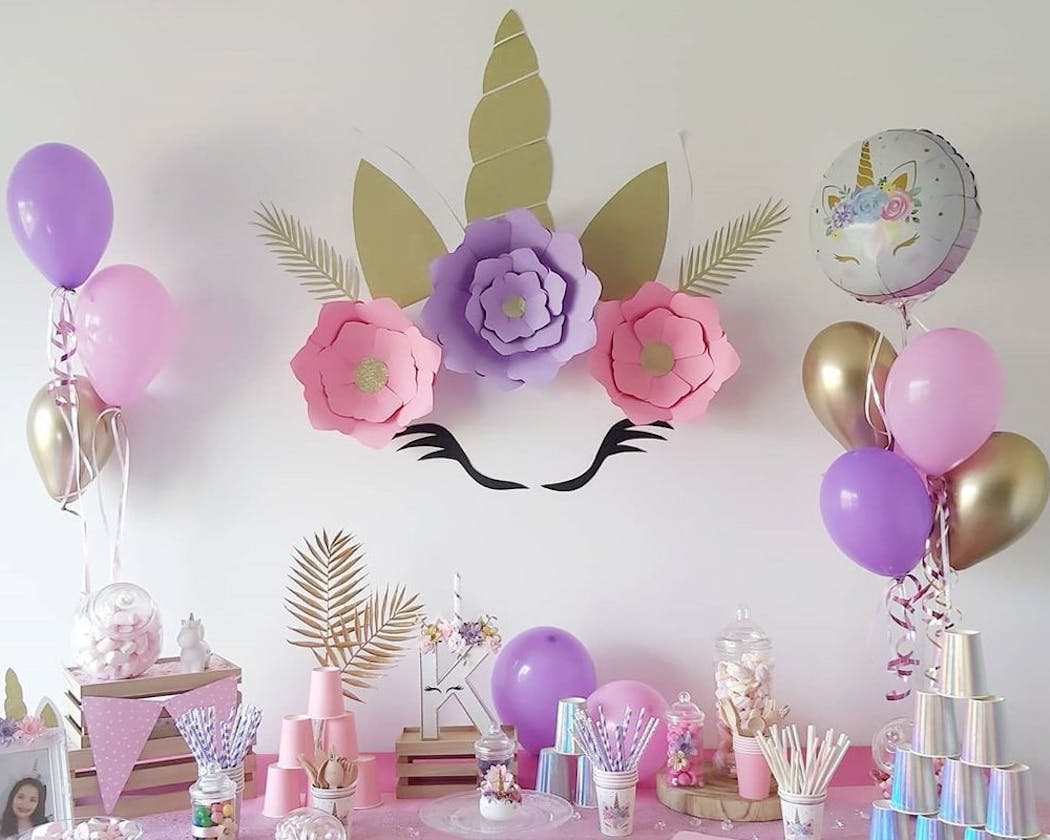 Quelle décoration pour un anniversaire licorne ?