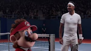 Quand Rafael Nadal affronte Mario au tennis...