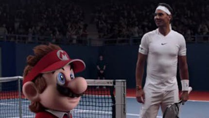 Quand Rafael Nadal affronte Mario au tennis...