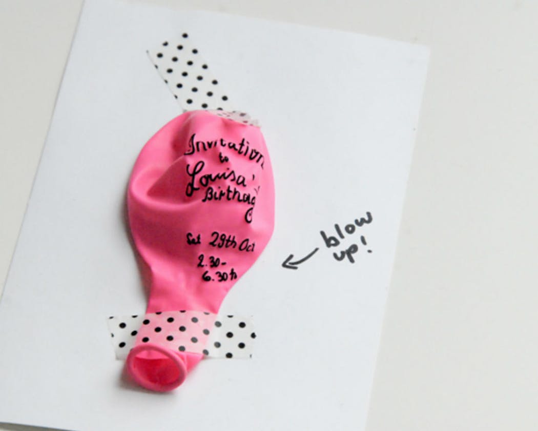 Créer une carte d'invitation d'anniversaire enfant