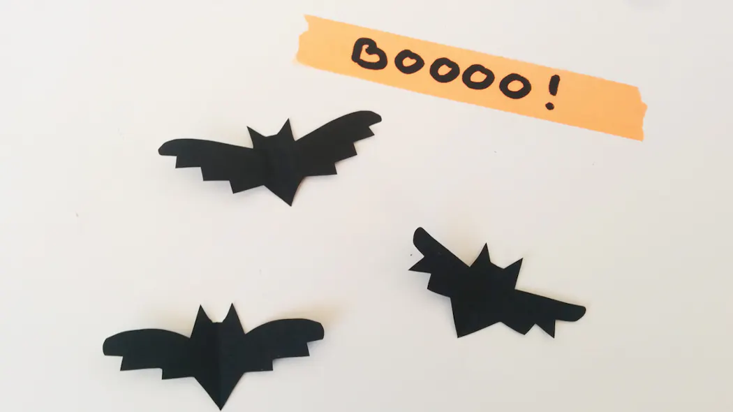 Réaliser des chauves-souris en papier | MOMES.net