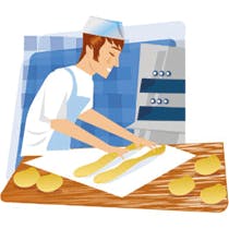 Illustration façonnage du pain