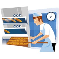 Illustration défournement du pain