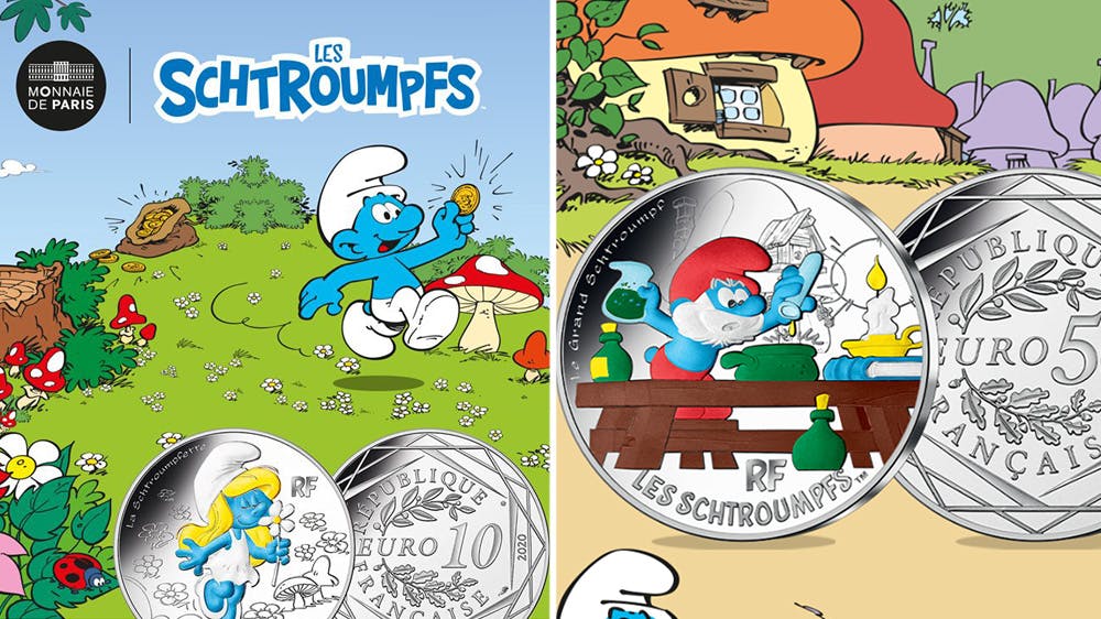 Les Schtroumpfs Debarquent A La Monnaie De Paris Momes Net Les Schtroumpfs Debarquent A La Monnaie De Paris Momes Net