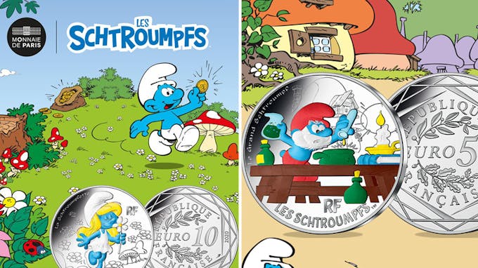 Les Schtroumpfs Debarquent A La Monnaie De Paris Momes Net Les Schtroumpfs Debarquent A La Monnaie De Paris Momes Net
