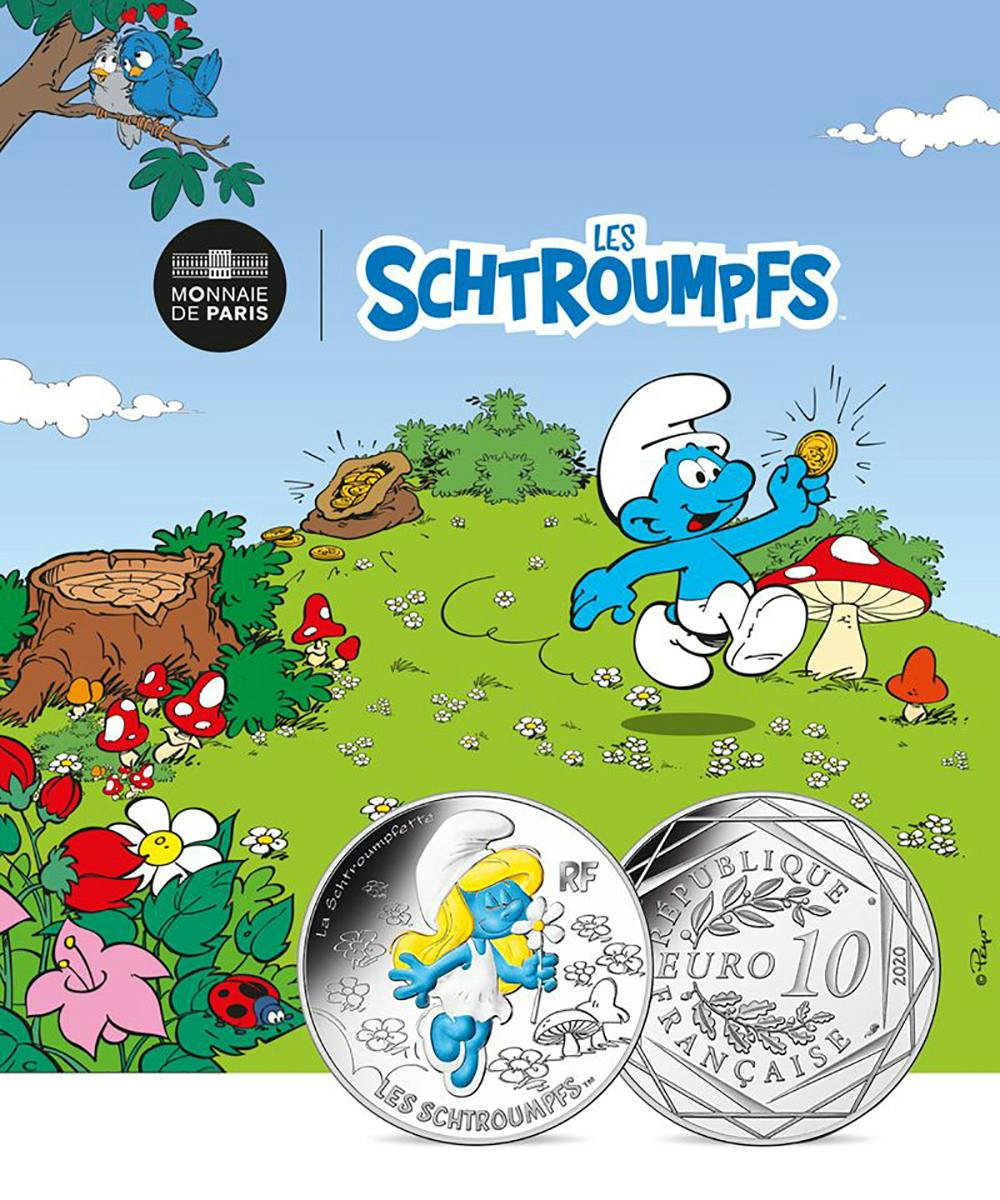 Les Schtroumpfs Debarquent A La Monnaie De Paris Momes Net Les Schtroumpfs Debarquent A La Monnaie De Paris Momes Net