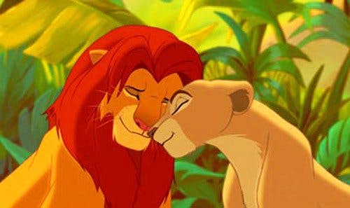 Simba et Nala (Le Roi Lion)