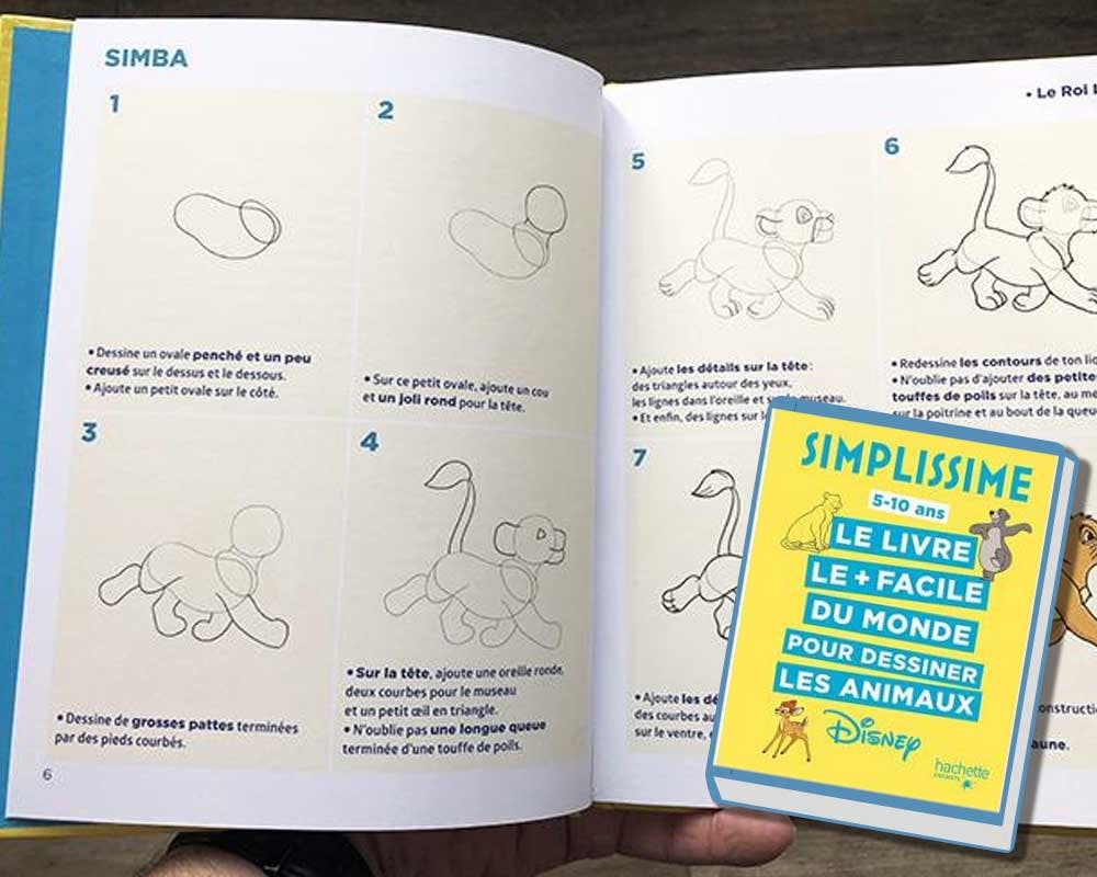 Simplissime - Le livre le plus facile du monde pour
      dessiner les animaux Disney