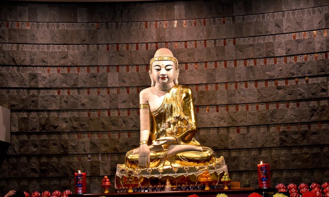 Statue de Bouddha dans un temple