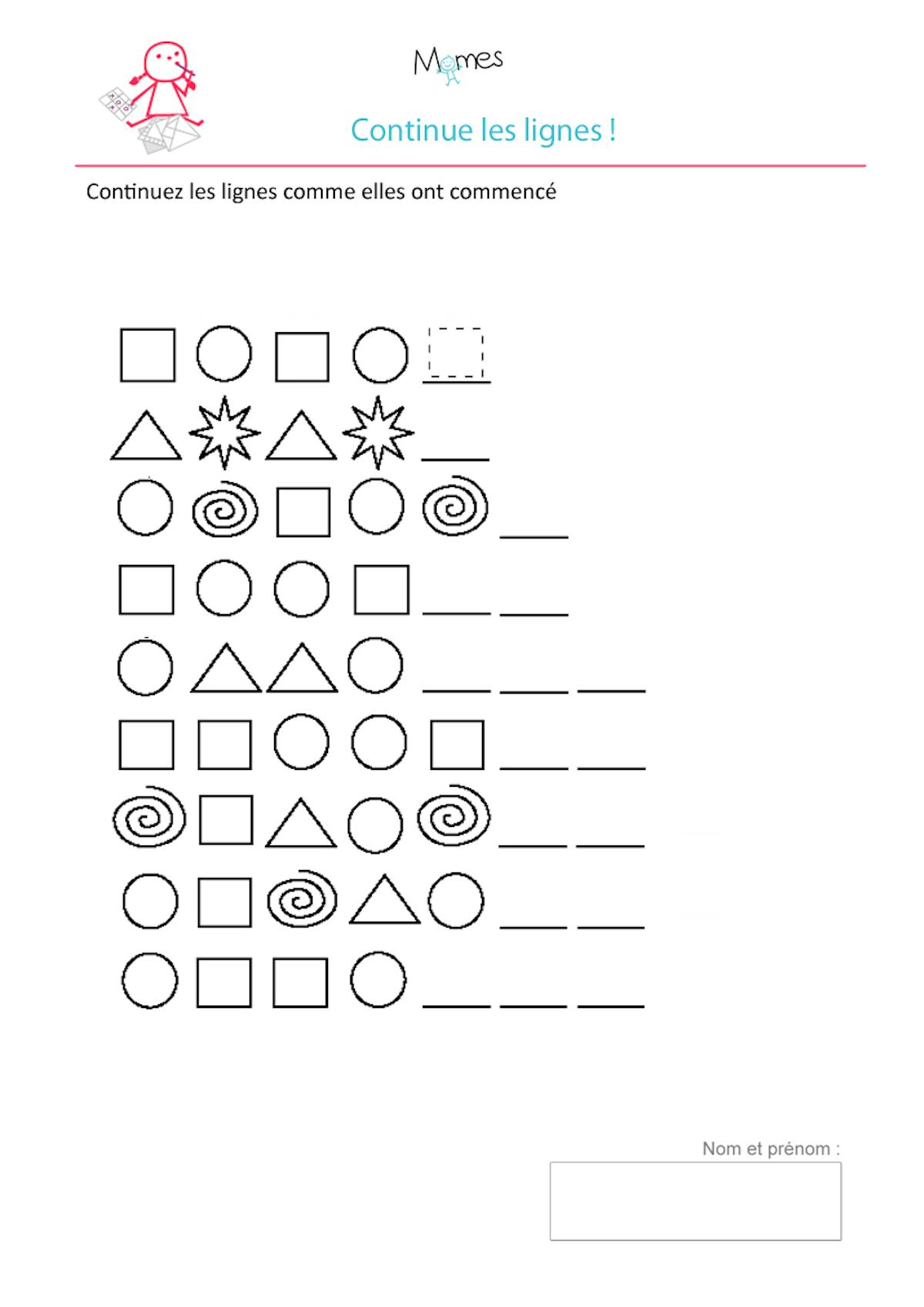 Devoirs Grande Section à Imprimer vbad0Q2SUet9HM