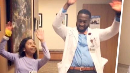 Surnommé "Dancing Doc", il redonne la pèche aux enfants hospitalisés en dansant !